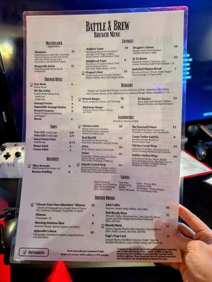 Menu photo 5 Battle & Brew Sandy Springs, GA