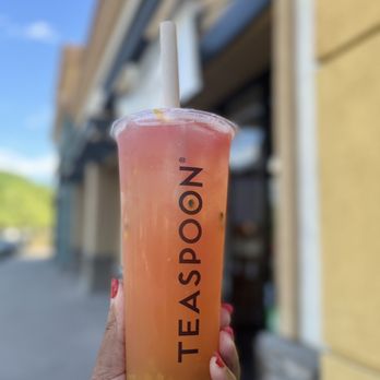 Teaspoon - Flamingo Seasonal drink: watermelon juice and passion fruit - Bubble Tea Near Me - Santa Clarita, California Teaspoon - Flamingo Seasonal drink: watermelon juice and passion fruit - Bubble Tea Near Me - Santa Clarita, California