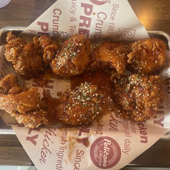 Pelicana Chicken - Smoky hot boneless chicken - Chicken Wings Near Me - Carrollton, Texas