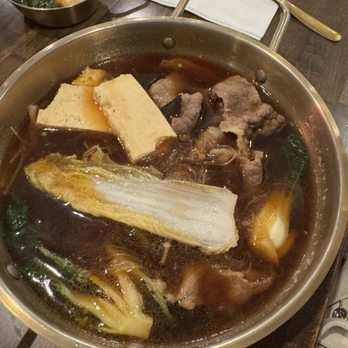 Mala Town - Sukiyaki broth- not on the menu - Hot Pot Near Me - Las Vegas, Nevada Mala Town - Sukiyaki broth- not on the menu - Hot Pot Near Me - Las Vegas, Nevada