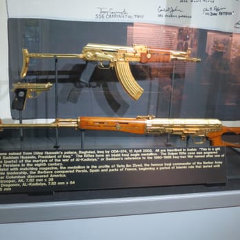 JFK Special Warfare Museum - Gold AK-47 - Museums Near Me - Fort Liberty, North Carolina