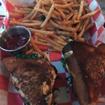 City Bistro - short rib grilled cheese + fries - Bars Near Me - Hoboken, New Jersey