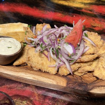 The Red Llama - Mahi Fish Chicharron - Peruvian Near Me - Lone Tree, Colorado The Red Llama - Mahi Fish Chicharron - Peruvian Near Me - Lone Tree, Colorado