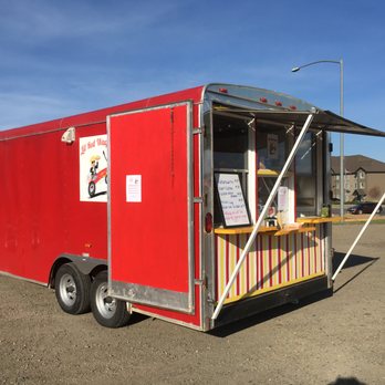 Lil Red Wagon - a food truck parked in a parking lot - Food Trucks Near Me