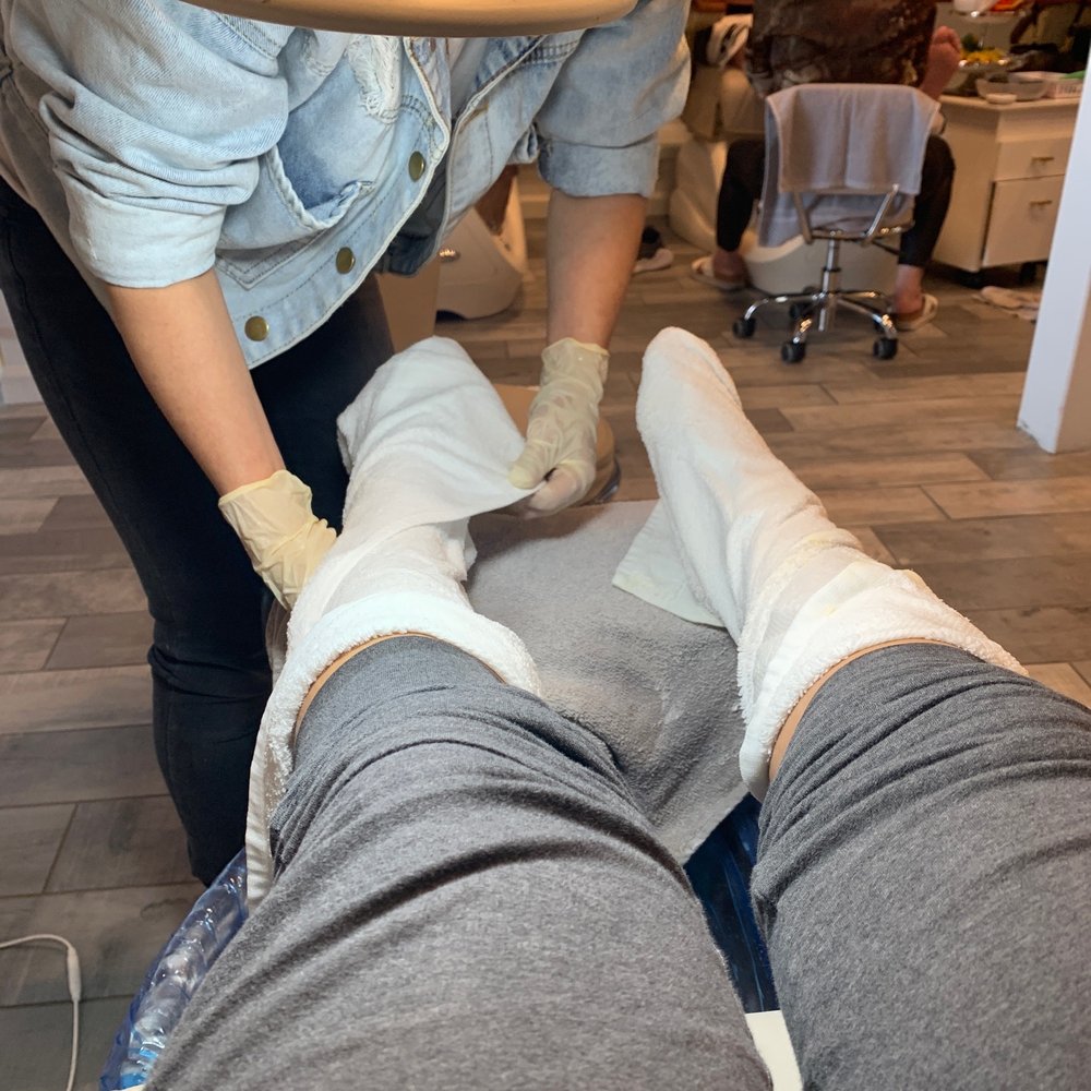 Rose Nailspot - Hot towel wrap. - Nail Salons Near Me - Katy, Texas Rose Nailspot - Hot towel wrap. - Nail Salons Near Me - Katy, Texas