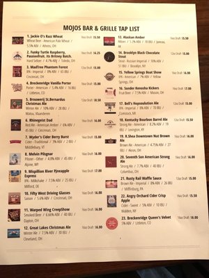 Menu photo 3 Mojos Bar & Grille Troy, OH