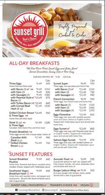 Menu photo 5 Sunset Grill Markham, ON