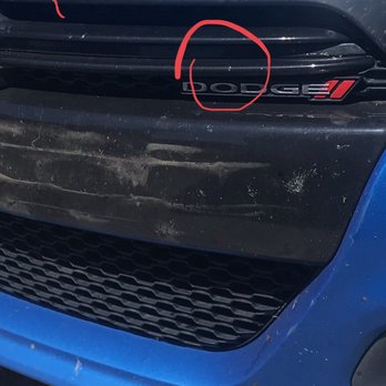 Class Acts Autobody - Post accident and pre repair you can see it chipped the pain in the red and lifted the hood! - Body Shops Near Me - Beaumont, California Class Acts Autobody - Post accident and pre repair you can see it chipped the pain in the red and lifted the hood! - Body Shops Near Me - Beaumont, California