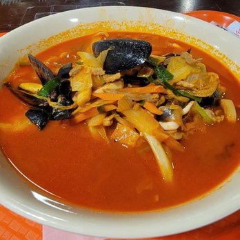 Paik’s Noodle - Huge bowl of noodles. This is about 12" wide. Can't quite tell from the photo. - Noodles Near Me - Austin, Texas