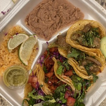Andaluz - Alpastor and chicharron street taco plate. Delicious. - Mexican Near Me - Houston, Texas Andaluz - Alpastor and chicharron street taco plate. Delicious. - Mexican Near Me - Houston, Texas