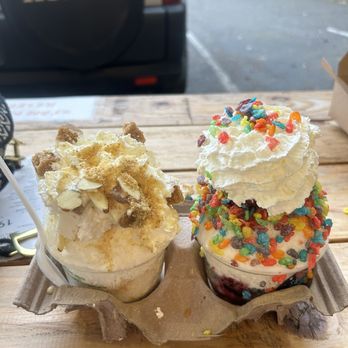 Snowy Village - Cheesecake bingsu and fruity pebbles (smallest size) - Shaved Ice Near Me - Bellevue, Washington Snowy Village - Cheesecake bingsu and fruity pebbles (smallest size) - Shaved Ice Near Me - Bellevue, Washington
