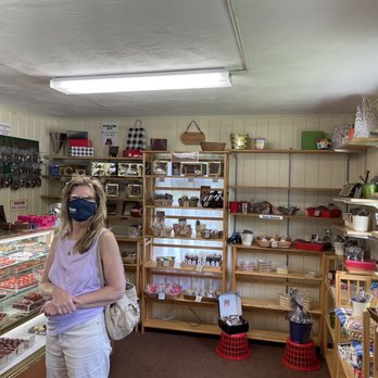 Highland Chocolates - a woman wearing a face mask - Candy Stores Near Me - Wellsboro, Pennsylvania