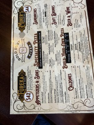 Menu photo 2 Gold Dust Pizza - Sutter Creek Sutter Creek, CA