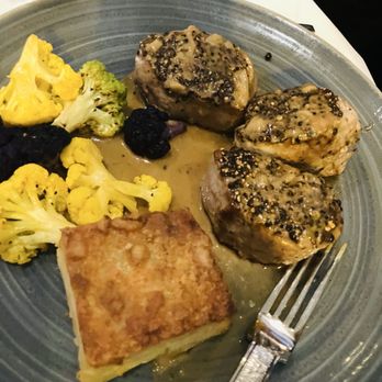 Cafe Chardonnay - Pork medallions - New American Near Me - Palm Beach Gardens, Florida