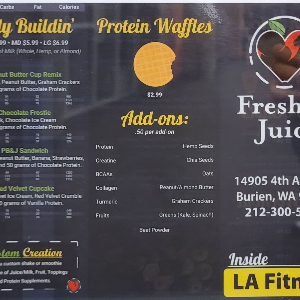 Freshly Juiced - The best smoothies! - Juice Bars & Smoothies Near Me - Burien, Washington Freshly Juiced - The best smoothies! - Juice Bars & Smoothies Near Me - Burien, Washington