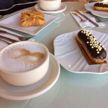 French Corner Cafe - My eclair and latte - Bakeries Near Me - Palm Desert, California French Corner Cafe - My eclair and latte - Bakeries Near Me - Palm Desert, California