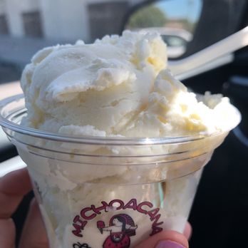 La Michoacana Ice Cream - a hand holding a cup of ice cream - Ice Cream & Frozen Yogurt Near Me - Escondido, California La Michoacana Ice Cream - a hand holding a cup of ice cream - Ice Cream & Frozen Yogurt Near Me - Escondido, California