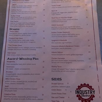 Industry Tavern - Menu - New American Near Me - Atlanta, Georgia Industry Tavern - Menu - New American Near Me - Atlanta, Georgia