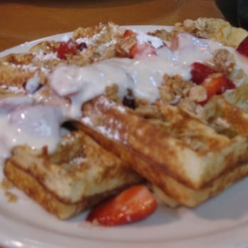 The Peach Cafe - More Waffles! (FULL order! Yikes..) - New American Near Me - Monrovia, California The Peach Cafe - More Waffles! (FULL order! Yikes..) - New American Near Me - Monrovia, California