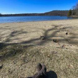 Highland State Recreation Area - These boots are made for hiking!