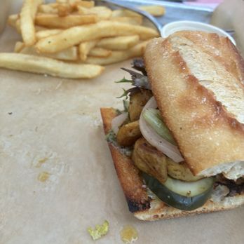 JoJo's - Chicken shawarma sandwich and fries - Bars Near Me - Tucson, Arizona