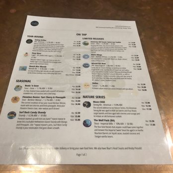 Pontoon Brewing - Beer list on tap 2/7/19 - Breweries Near Me - Sandy Springs, Georgia