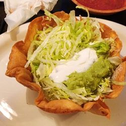 Azul Tequila & Bar - A pathetic taco salad, taco bell has better