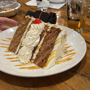 Fox & Turtle - a piece of carrot cake on a plate - American Near Me - Itasca, Illinois Fox & Turtle - a piece of carrot cake on a plate - American Near Me - Itasca, Illinois