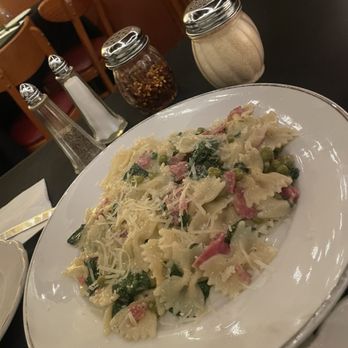 Amadeo's - Farfalle with ham, peas and garlic - Italian Near Me - Baltimore, Maryland