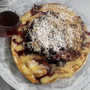 Peach Blossom Eatery - Blueberry lemon ricotta pancakes - Breakfast & Brunch Near Me - Newark, Delaware