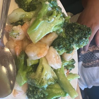 Super Wok Chinese Restaurant - Shrimp with Broccoli (part of Dinner special) - Chinese Near Me - Tarzana, California