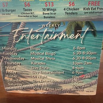 Hurricane Grill & Wings - Entertainment schedule - American Near Me - Cape Coral, Florida Hurricane Grill & Wings - Entertainment schedule - American Near Me - Cape Coral, Florida
