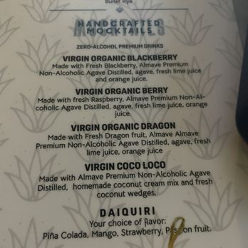 Mas Tequila Y Tacos - Mocktail menu - Mexican Near Me - Richmond, Virginia Mas Tequila Y Tacos - Mocktail menu - Mexican Near Me - Richmond, Virginia