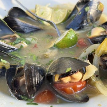 Martyrs - Mussel in green chili broth. - Steakhouses Near Me - Taos, New Mexico