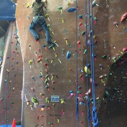 The River Rock - Climbing with a rope/harness