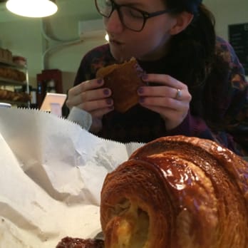 Boulted Bread - Digging in to some awesome croissants - Bakeries Near Me - Raleigh, North Carolina