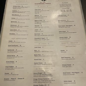 Al-Basha - Menu - Middle Eastern Near Me - Paterson, New Jersey