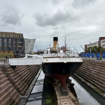 Titanic Belfast - The SS Nomadic - the last remaining white star line ship - Museums Near Me - Belfast, LSB Titanic Belfast - The SS Nomadic - the last remaining white star line ship - Museums Near Me - Belfast, LSB