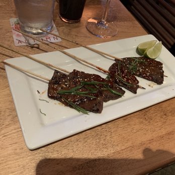 Seasons 52 - Korean BBQ Beef Skewers - New American Near Me - Jacksonville, Florida Seasons 52 - Korean BBQ Beef Skewers - New American Near Me - Jacksonville, Florida