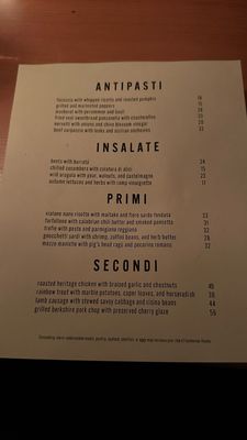 Menu photo 3 I Cavallini Brooklyn, NY Menu photo 3 I Cavallini Brooklyn, NY