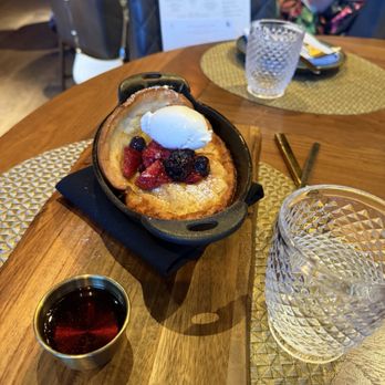 Toca Madera - Vanilla Cast Iron Pancake - Steakhouses Near Me - Houston, Texas Toca Madera - Vanilla Cast Iron Pancake - Steakhouses Near Me - Houston, Texas