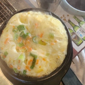 Jae Bu Do - Steamed Egg - complementary side dish - Korean Near Me - Los Angeles, California