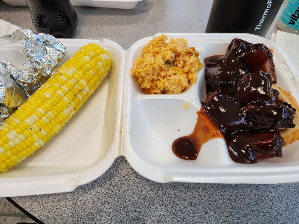 Food from Black Belt Bar-B-Q