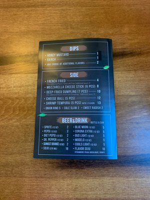 Menu photo 4 Wing's Korean Chicken Incline Village, NV Menu photo 4 Wing's Korean Chicken Incline Village, NV