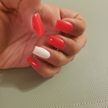 Destin Nails - Bright orange nails! - Nail Salons Near Me - Destin, Florida Destin Nails - Bright orange nails! - Nail Salons Near Me - Destin, Florida