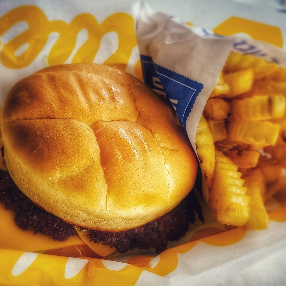 Culver's - double cheeseburger and fries. - Fast Food Near Me - Crawfordsville, Indiana