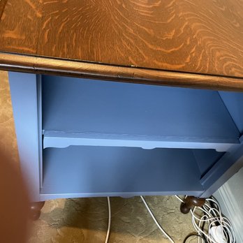 Illusion Custom Finishes - Side drawers with addition of scalloped edges - Furniture Repair Near Me - Cathedral City, California Illusion Custom Finishes - Side drawers with addition of scalloped edges - Furniture Repair Near Me - Cathedral City, California