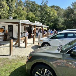 Morris Barbeque - Crowd to get takeout, but we found a spot inside without needing to wait.  Staff is incredibly nice!