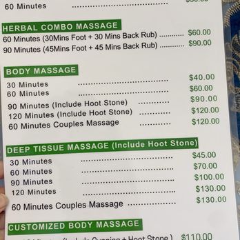 Campbell Foot Massage - Price Menu - Massage Therapy Near Me - Tucson, Arizona