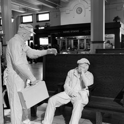 The Strand Historic District - Waiting for the train